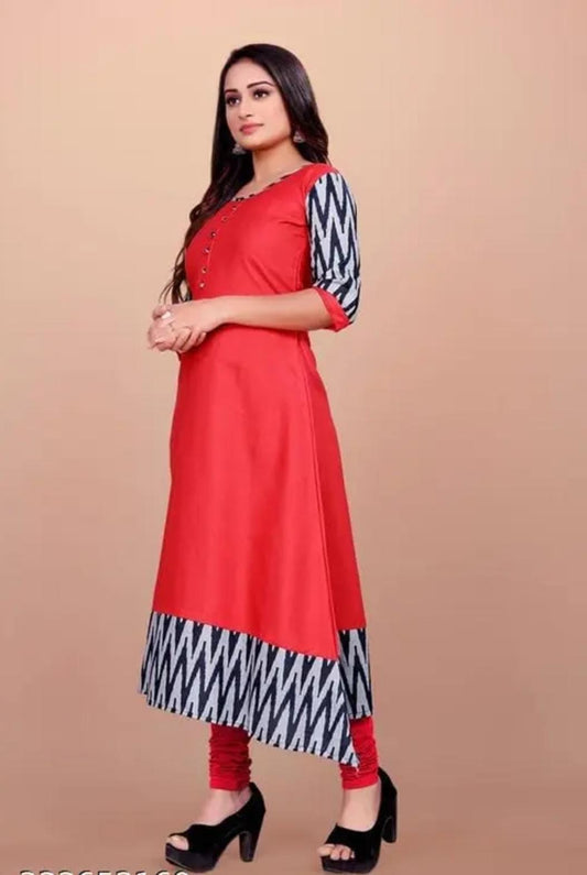 Women Solid Cotton Gown
