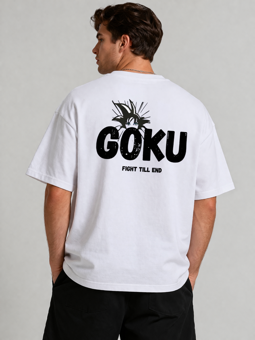 Goku Anime Cotton T-Shirt for Men