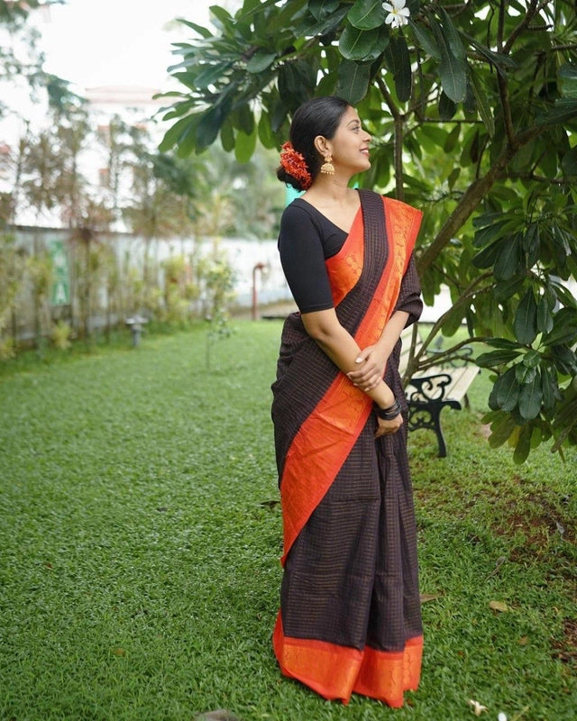 Banarasi Silk Zari Woven Saree for Women