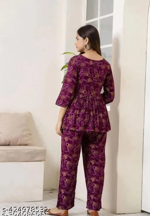 Women's Printed Co-Ord Set