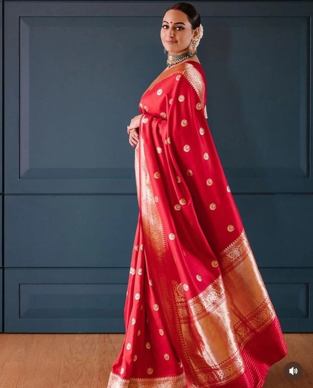 Banarasi Silk Zari Woven Saree for Women