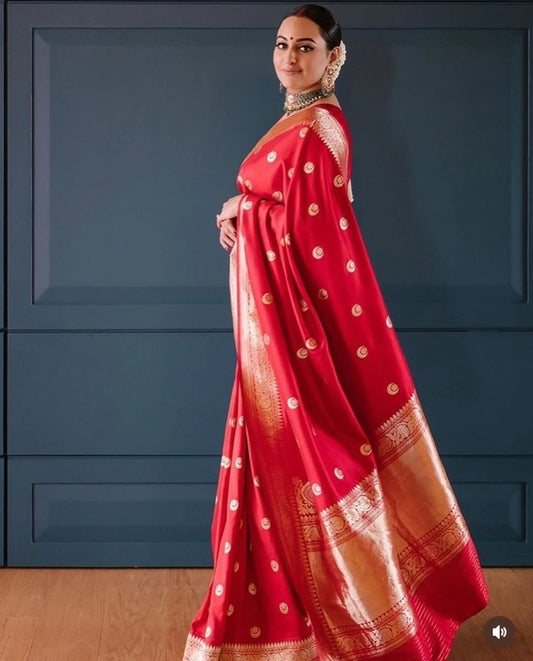 Banarasi Silk Zari Woven Saree for Women